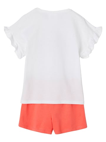 vertbaudet Pyjama wit/rood