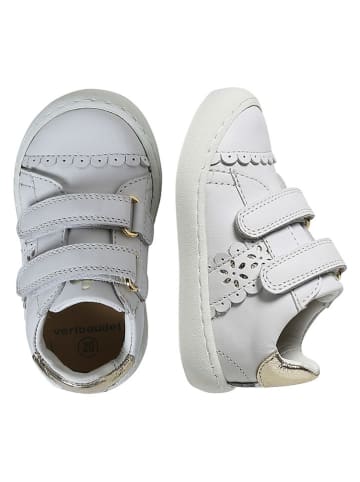 vertbaudet Skórzane sneakersy "Tokyo" w kolorze białym