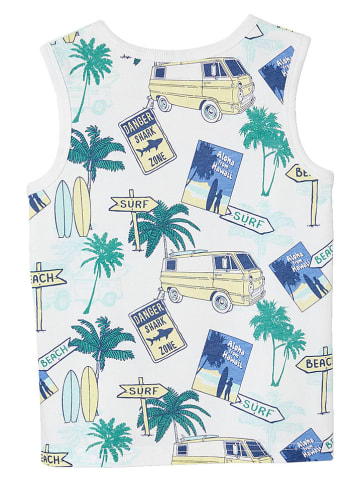 vertbaudet Unterhemd in Weiß/ Bunt