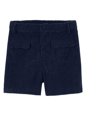 vertbaudet Corduroyshort donkerblauw