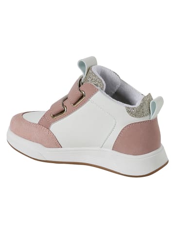vertbaudet Sneakers in Weiß/ Rosa