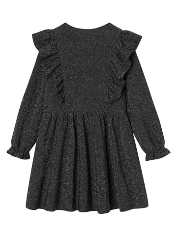 vertbaudet Jurk zwart/zilverkleurig