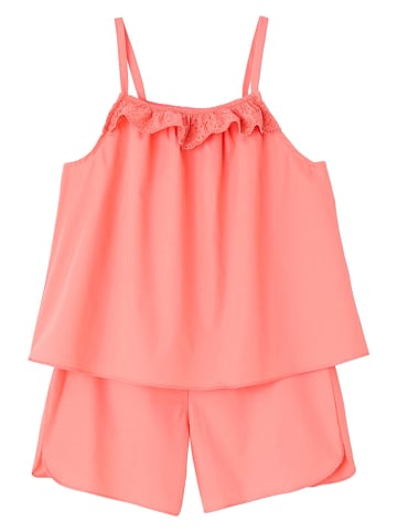 vertbaudet Piżama w kolorze czerwonym