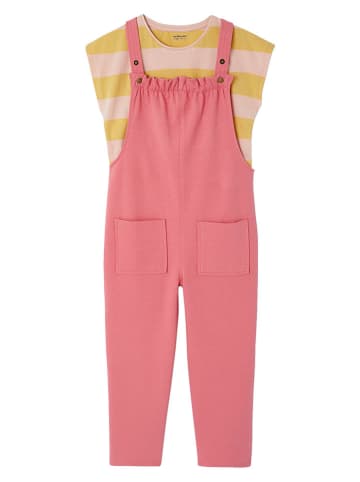 vertbaudet 2tlg. Outfit in Pink/ Gelb