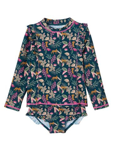 vertbaudet Tankini in Dunkelblau/ Bunt