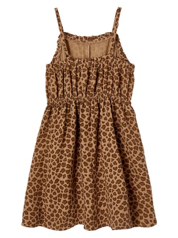 vertbaudet Sukienka w kolorze jasnobrązowym