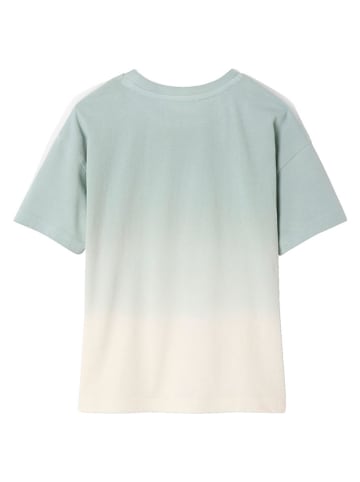 vertbaudet Shirt in Grün/ Beige