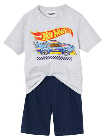 vertbaudet Pyjama donkerblauw/grijs