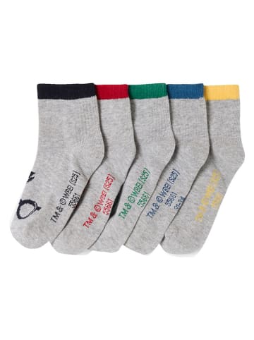 vertbaudet 5er-Set: Socken in Grau