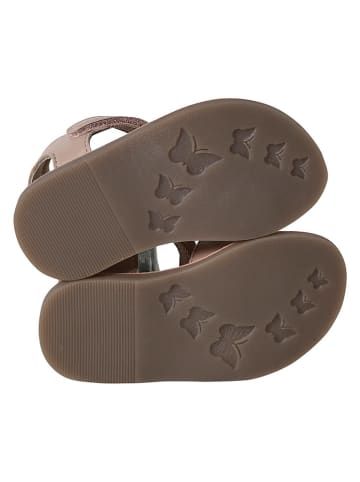 vertbaudet Leder-Sandalen in Rosa