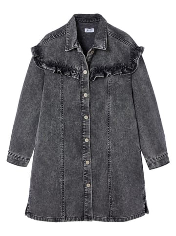 vertbaudet Jeans-Kleid in Anthrazit