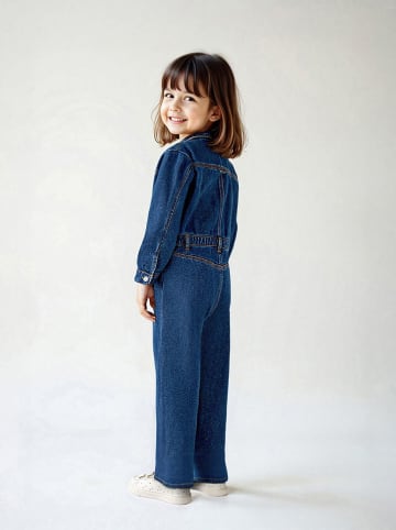 vertbaudet Jeans-Jumpsuit in Dunkelblau