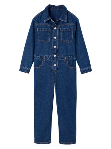 vertbaudet Jeans-Jumpsuit in Dunkelblau