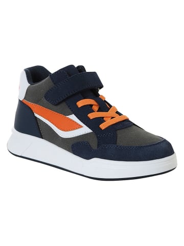 vertbaudet Sneakersy w kolorze oliwkowo-granatowym