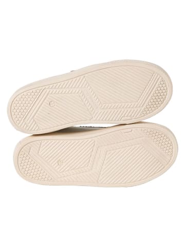 vertbaudet Leren sneakers crème/lichtroze