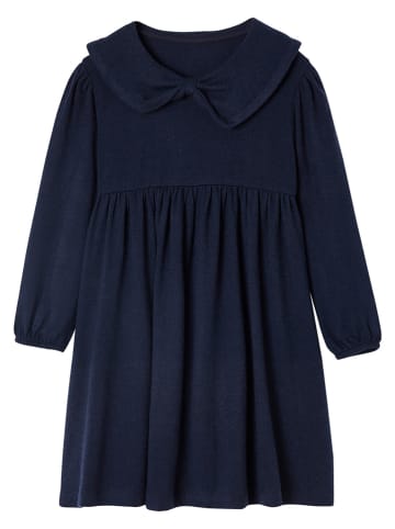 vertbaudet Kleid in Dunkelblau