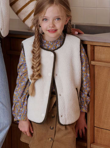 vertbaudet Omkeerbare bodywarmer crème/kaki