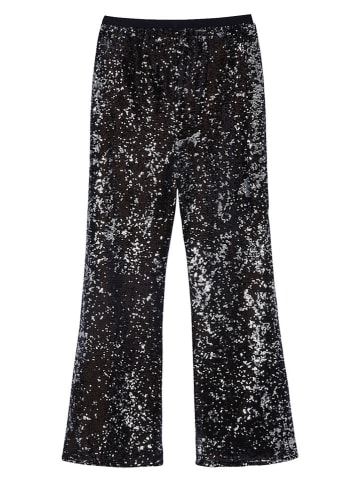 vertbaudet Paillettenhose zwart