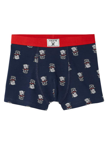 vertbaudet 5er-Set: Boxershorts in Rot/ Dunkelblau