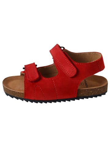 vertbaudet Leren sandalen rood