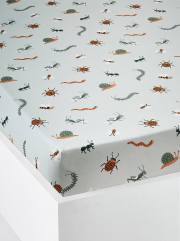 vertbaudet Prześcieradło w kolorze błękitnym