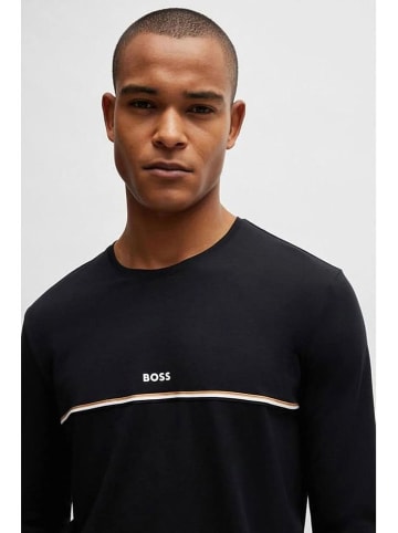 Hugo Boss Koszulka "Unique" w kolorze czarnym