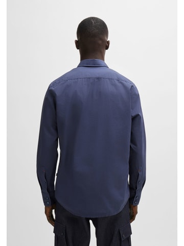 Hugo Boss Blouse - regular fit - donkerblauw