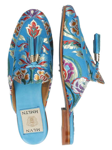 MELVIN & HAMILTON Chodaki "Scarlett 2" w kolorze niebieskim ze wzorem