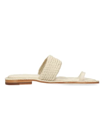 MELVIN & HAMILTON Leren teenslippers "Sandra 47" crème