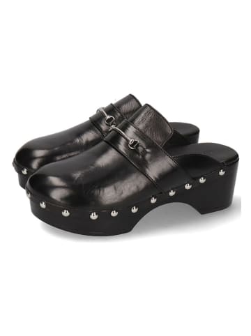 MELVIN & HAMILTON Leder-Clogs "Flora" in Schwarz