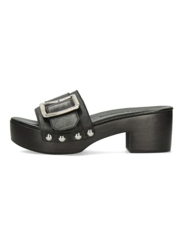 MELVIN & HAMILTON Leren slippers "Layla" zwart