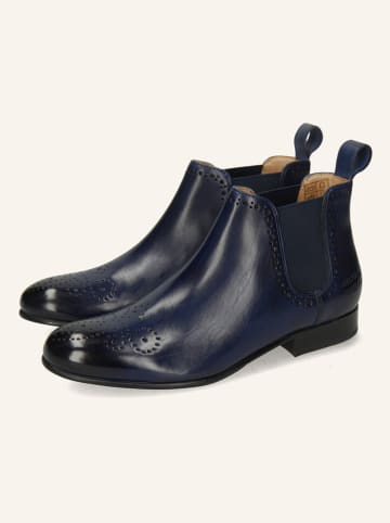 MELVIN & HAMILTON Leren chelseaboots "Sally 16" donkerblauw