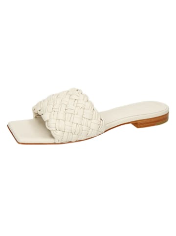 MELVIN & HAMILTON Leren slippers "Eglantine 1" crème