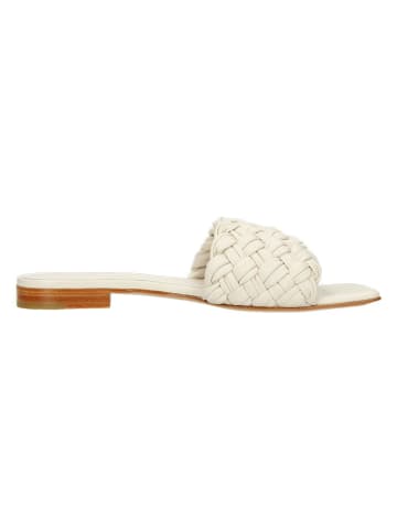 MELVIN & HAMILTON Leren slippers "Eglantine 1" crème