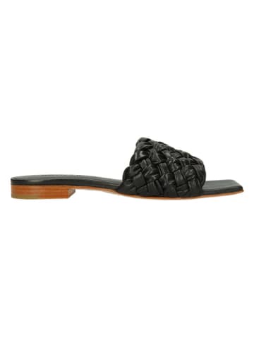 MELVIN & HAMILTON Leren slippers "Eglantine 1" zwart