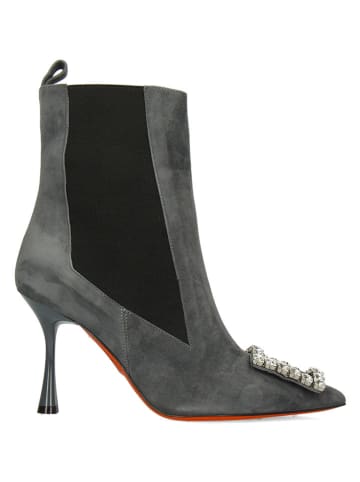 MELVIN & HAMILTON Leder-Stiefeletten "Alena" in Grau