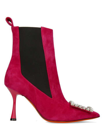 MELVIN & HAMILTON Leder-Stiefeletten "Alena" in Pink
