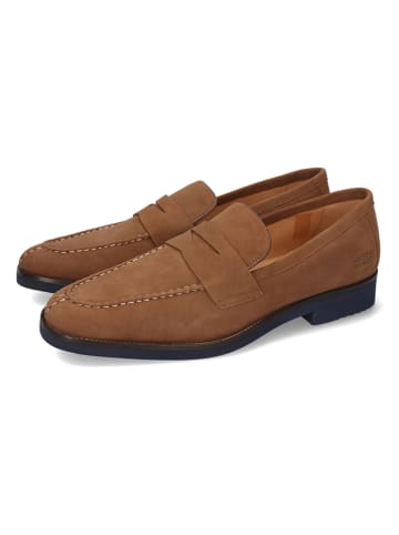 MELVIN & HAMILTON Leren mocassins "Romario 2" lichtbruin