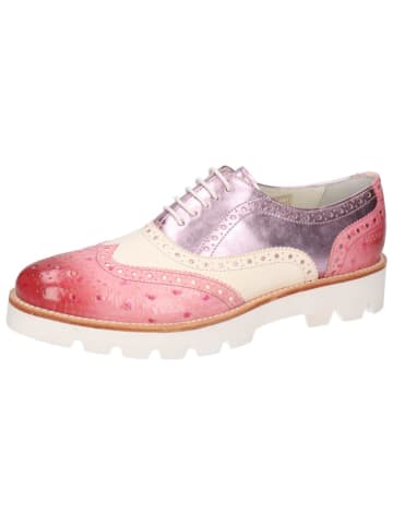 MELVIN & HAMILTON Leder-Schnürschuhe "Molly 2" in Lila/ Rosa/ Beige
