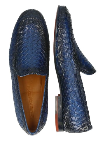 MELVIN & HAMILTON Skórzane mokasyny "Clive 22" w kolorze granatowym