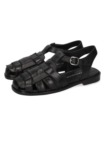MELVIN & HAMILTON Skórzane półsandały "Alma 1" w kolorze czarnym