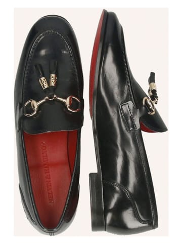 MELVIN & HAMILTON Leren mocassins "Scarlett" zwart