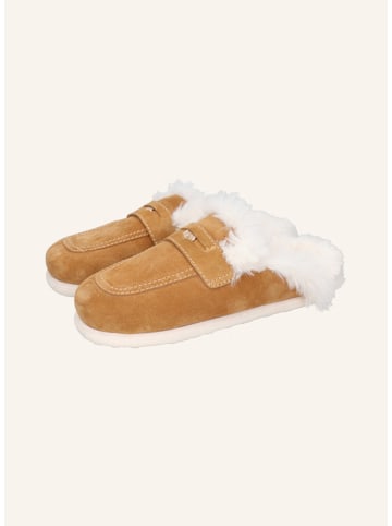 MELVIN & HAMILTON Leren pantoffels "Anima 1" lichtbruin