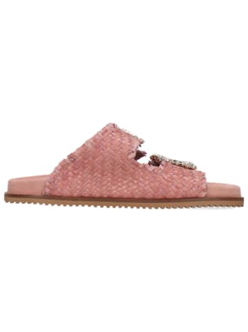 MELVIN & HAMILTON Leder-Pantoletten "Eve 1" in Rosa