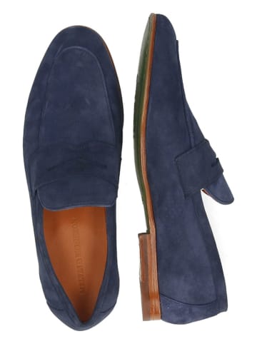 MELVIN & HAMILTON Leren mocassins "Alonzo 1" donkerblauw