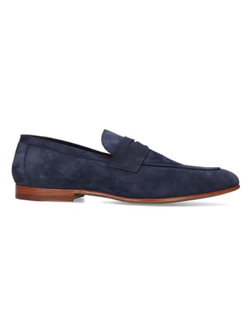 MELVIN & HAMILTON Leren mocassins "Alonzo 1" donkerblauw