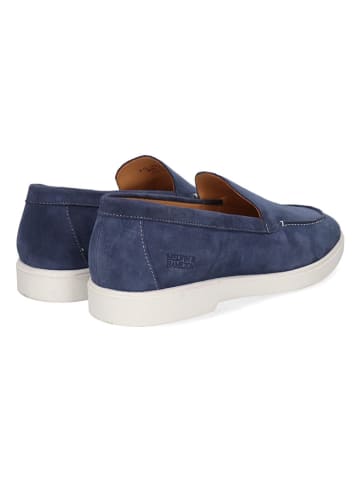 MELVIN & HAMILTON Leren mocassins "Filippa 1" donkerblauw