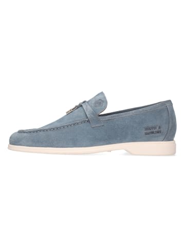 MELVIN & HAMILTON Leren mocassins "Earl 3" blauw