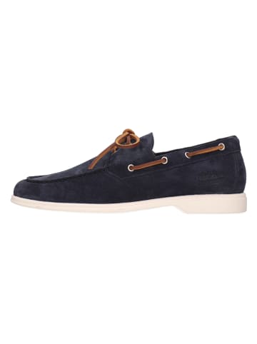 MELVIN & HAMILTON Leren mocassins "Earl 13" donkerblauw