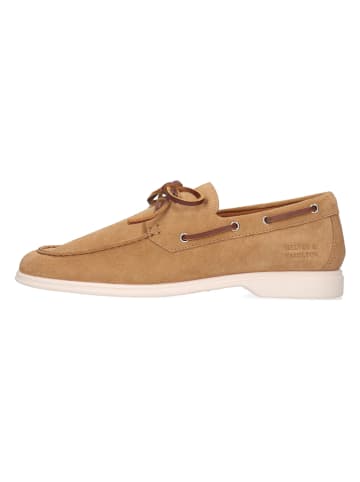MELVIN & HAMILTON Leren mocassins "Earl 13" lichtbruin